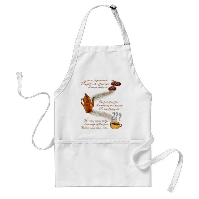 Coffee Haiku Apron (Front)