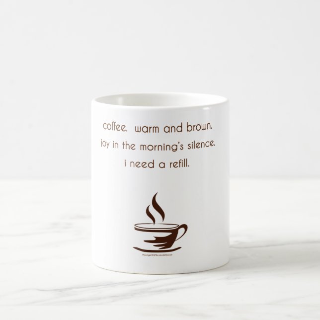 Coffee Haiku Mug (Center)