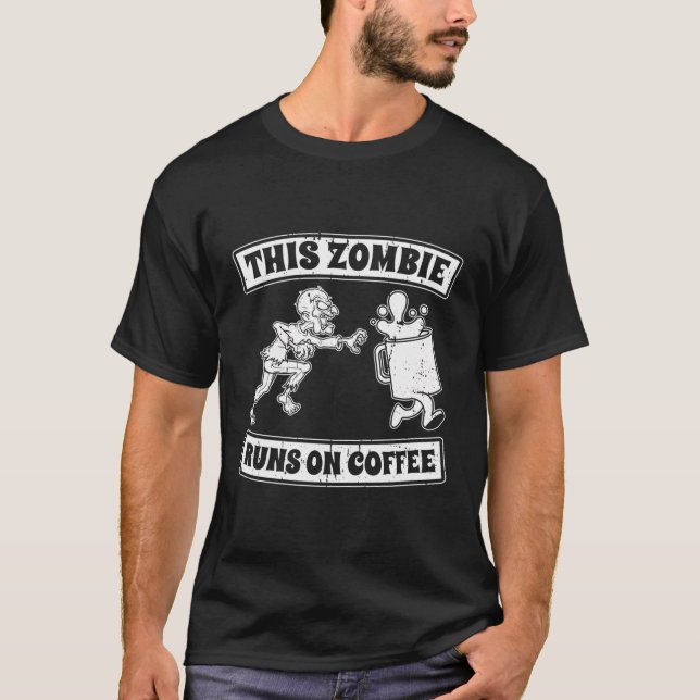 Coffee Halloween T-Shirt (Front)