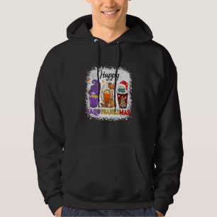 Coffee Halloween Thanksgiving Christmas Happy Hall Hoodie