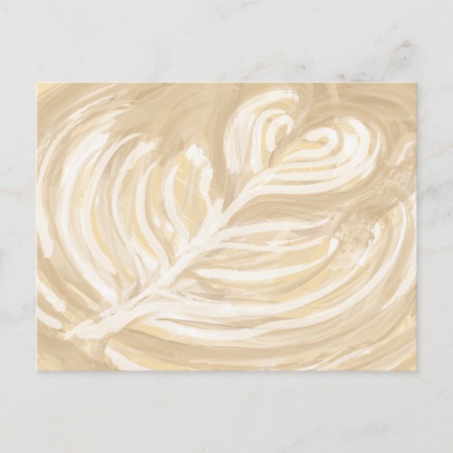 coffee heart art postcard (Front)