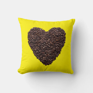 Coffee Heart Cushion