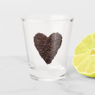 Coffee Heart Shot Glass