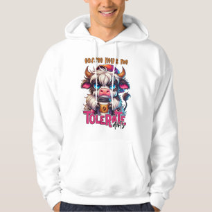 Coffee Helps Me Tolerate Idiots  Hoodie