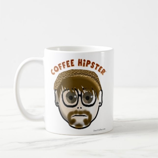 Coffee Hipster - game mug (Left)