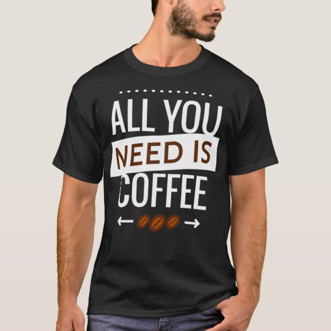 Coffee  hot backpack  T-Shirt (Front)