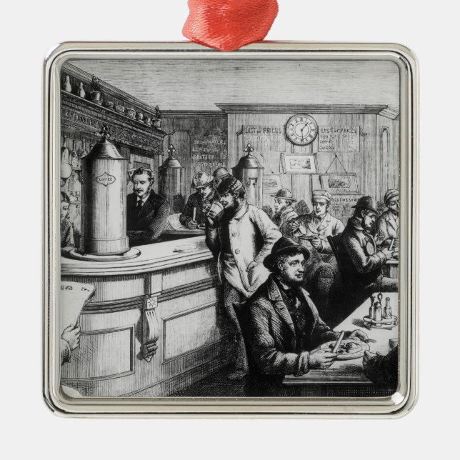 Coffee house, Clerkenwell Metal Ornament (Front)