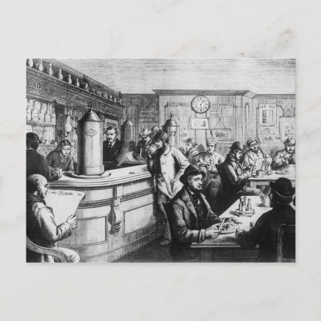 Coffee house, Clerkenwell Postcard (Front)