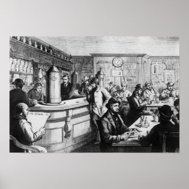 Coffee house, Clerkenwell Poster (Front)