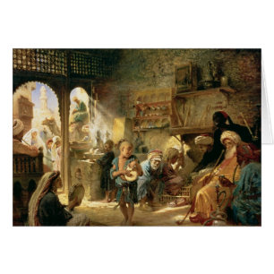 Coffee House in Cairo, 1870s