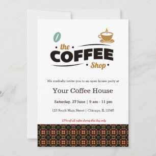 Coffee House Invitation