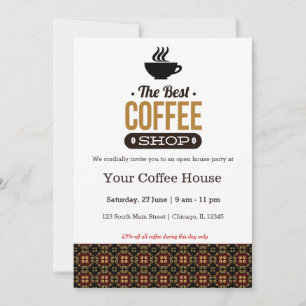 Coffee House Invitation