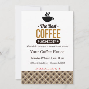 Coffee House Invitation