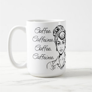 Coffee Humour   Coffee, Caffeine, Repeat Mug
