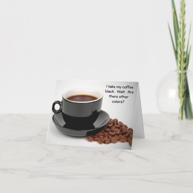 Coffee Humour Note Cards (Front)