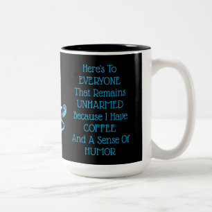 Coffee Humour Two-Tone Coffee Mug