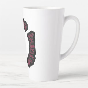 Coffee Hustle Repeat-Motivational typography  Latte Mug