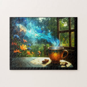 Coffee Imaginings Cafe Imagination  Jigsaw Puzzle