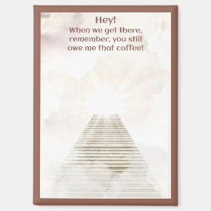 Coffee in heaven magnet