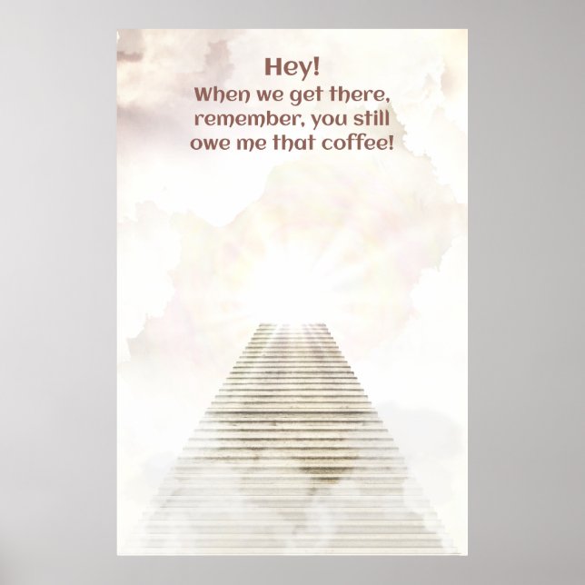 Coffee in heaven poster (Front)