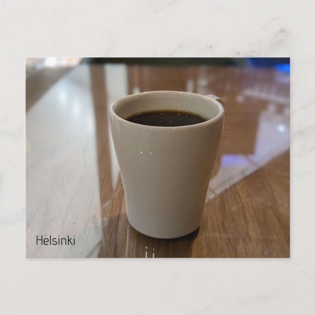 Coffee in Helsinki Postcard (Front)