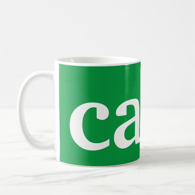 coffee in Irish Coffee Mug (Left)