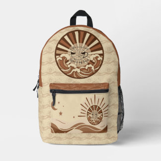 Coffee In My Hand You In My Head Quote Printed Backpack