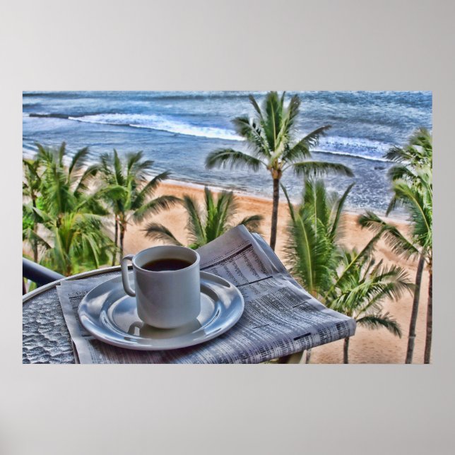 Coffee In Paradise Poster (Front)