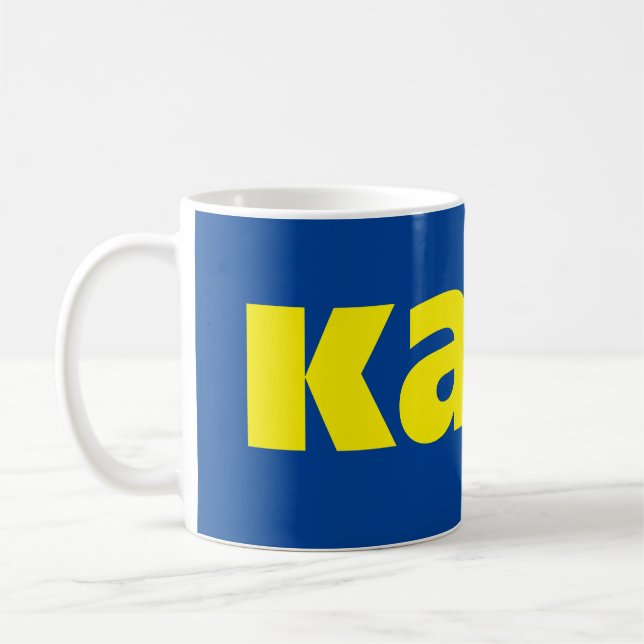 Coffee in Ukrainian Mug (Left)