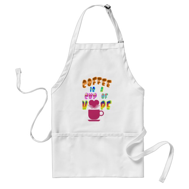 Coffee Is A Cup Of Hope Standard Apron (Front)