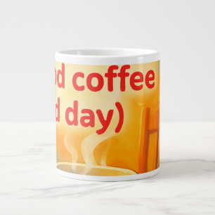 Coffee is a life large coffee mug