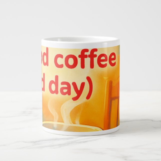 Coffee is a life  large coffee mug (Front)