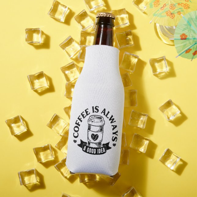 Coffee is always a good idea bottle cooler (In Situ Summer)