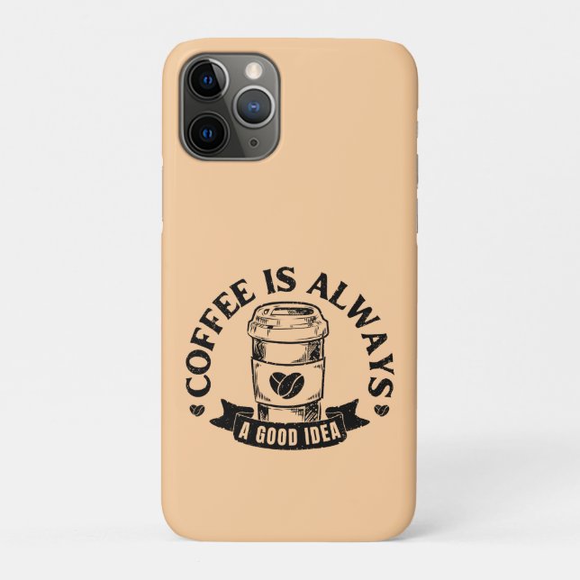 Coffee is always a good idea Case-Mate iPhone case (Back)