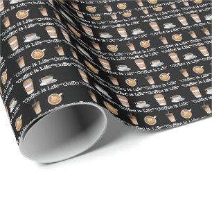 "Coffee is Life" Gift Wrapping Paper