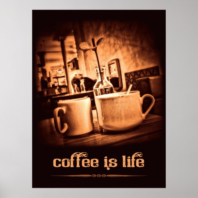 Coffee is Life Poster (Front)