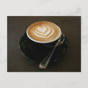 Coffee is love - postcard