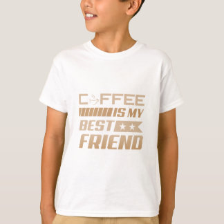 Coffee Is My Best Friend – Bold Coffee Quote Desig T-Shirt