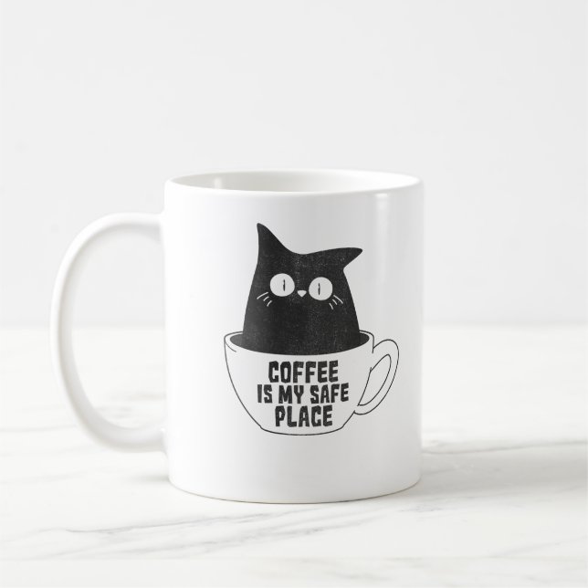  Coffee Is My Safe Place Mug (Left)