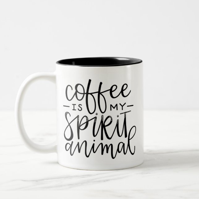 Coffee Is My Spirit Animal Mug (Left)
