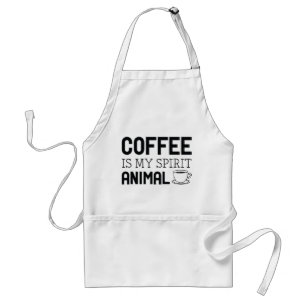 Coffee Is My Spirit Animal Standard Apron