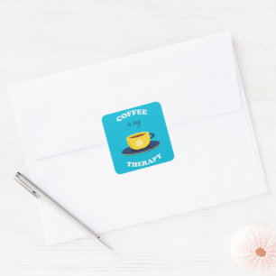 Coffee Is My Therapy Sticker