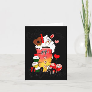 Coffee Is My Valentine Couple Coffee Lover Valenti Card