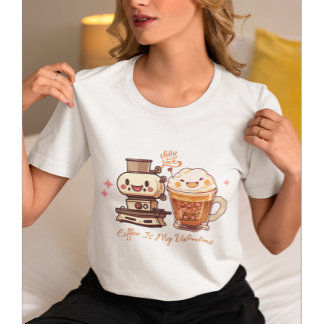 Coffee Is My Valentine | Valentine Coffee T-Shirt