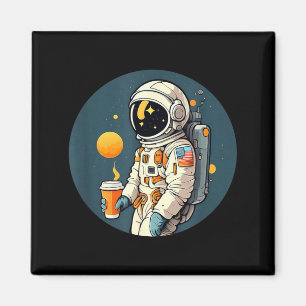 Coffee is OUT OF THIS UNIVERSE astronaut space UFO Magnet