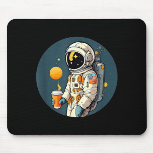 Coffee is OUT OF THIS UNIVERSE astronaut space UFO Mouse Pad