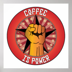 Coffee Is Power Poster
