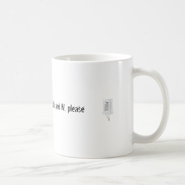 Coffee IV Drip Mug (Right)