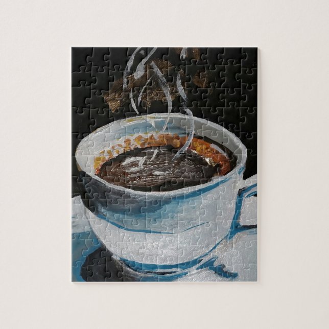 Coffee Jigsaw Puzzle (Vertical)