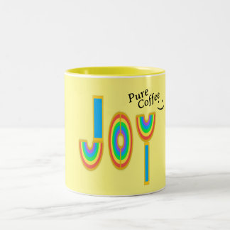 Coffee Joy Two-Tone Coffee Mug